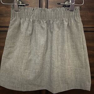 J. Crew Gray Mini Skirt